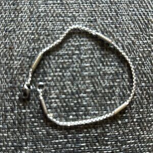 Mens thin bracelet 8 inch